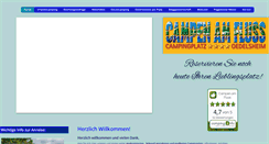 Desktop Screenshot of campen-am-fluss.de